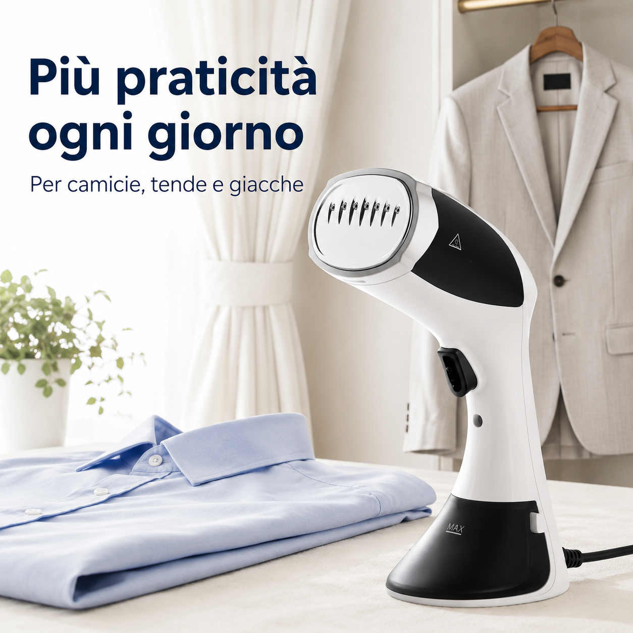 FreshSteam™ – Stiratore Verticale a Vapore per Vestiti, Tende e Tessuti di Casa