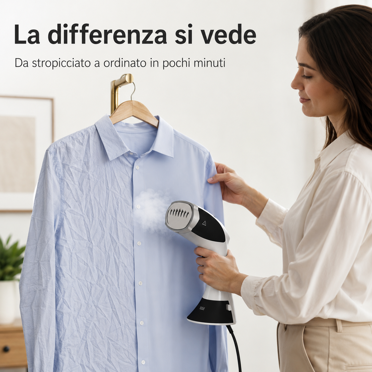 FreshSteam™ – Stiratore Verticale a Vapore per Vestiti, Tende e Tessuti di Casa